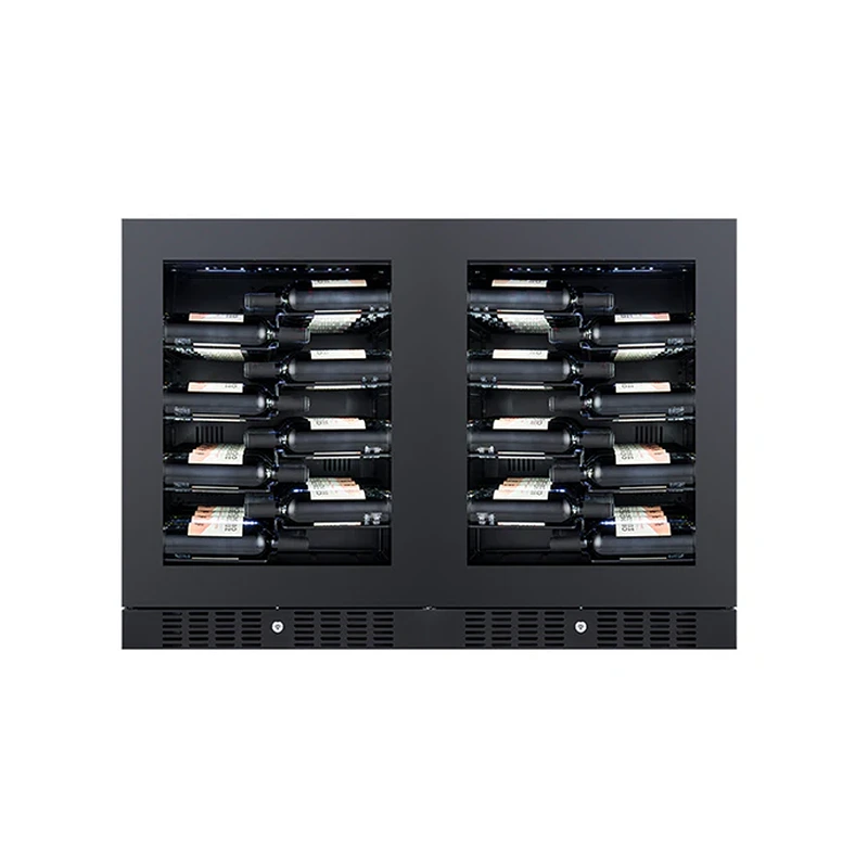 Grand Cru 80 Bottle 'Label View' Dual Zone Wine Fridge (GC80DBLV)