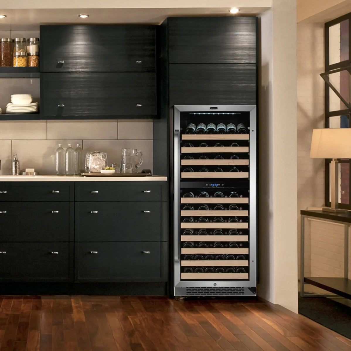 Whynter Wine Refrigerator 92-Bottle Dual-Zone Built-In (BWR-0922DZ)