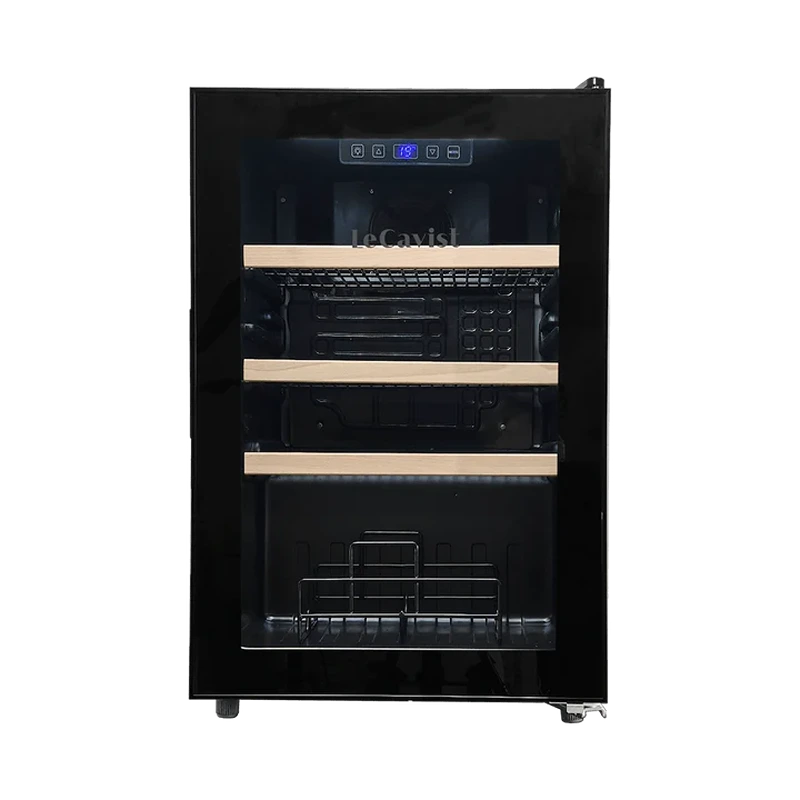 LECAVIST Beverage Fridge- 70L - Single Zone - Freestanding - Black (LEK21PV)