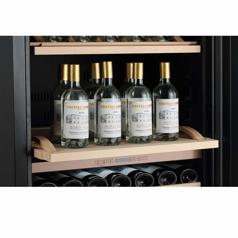 LECAVIST Wine Cabinet - 268 Bottle - Dual Zone - Freestanding - Black (LJ268VN2Z)