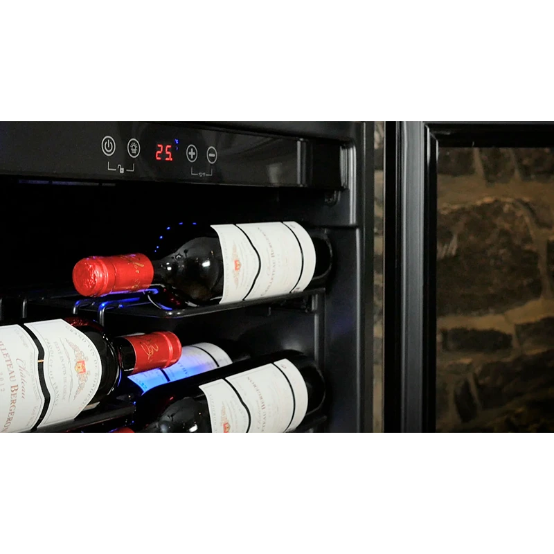 Grand Cru 80 Bottle 'Label View' Dual Zone Wine Fridge (GC80DBLV)